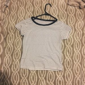 Brandy Melville Striped Crop Top NWOT
